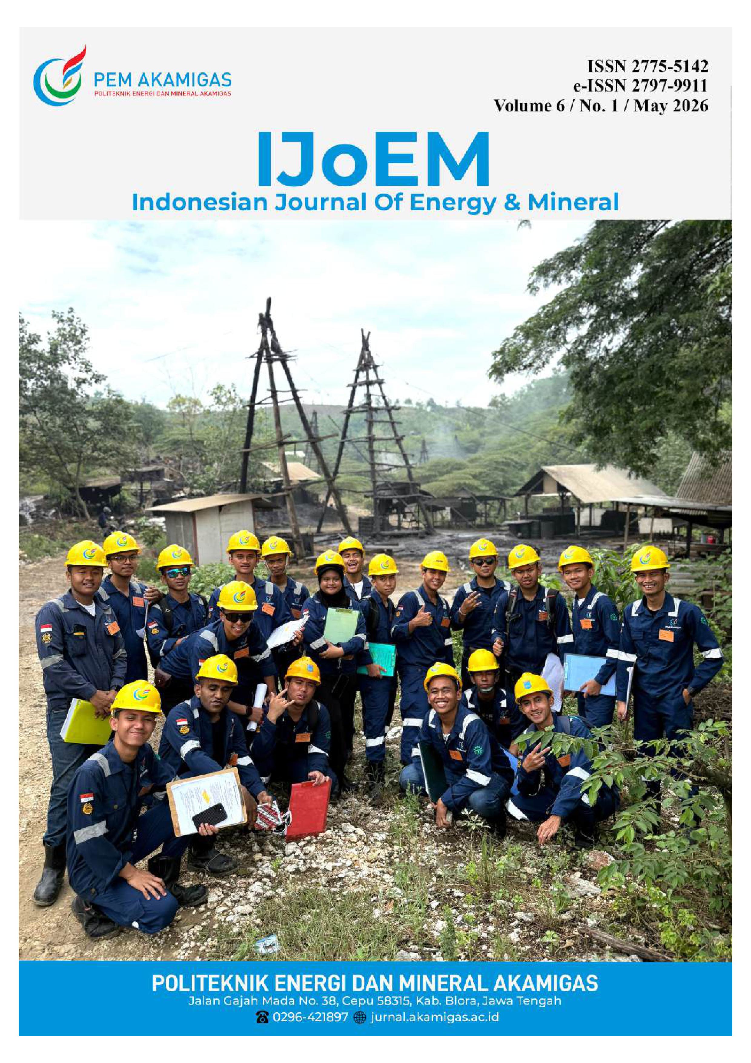 					View Vol. 6 No. 1 (2026): Indonesian Journal of Energy and Mineral
				